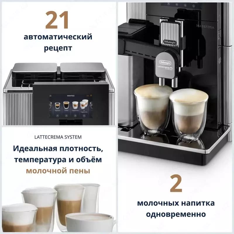 Кофемашина DeLonghi EPAM960.75.GLM Maestosa — 5