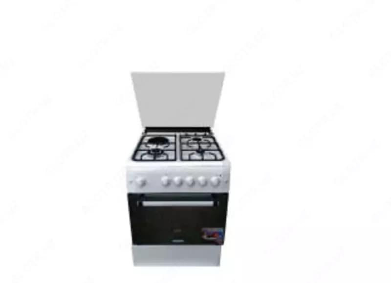 Комбинированная плита ”Бирюса U60GE55W” (Белая) 60 х 60 см — 2