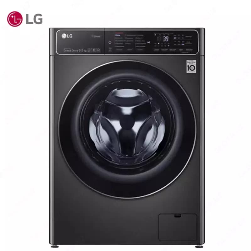Стиральная машина автомат LG F2T9GW9P Steam+, TurboWash360 AI DD, 8.5кг, Серый — 1