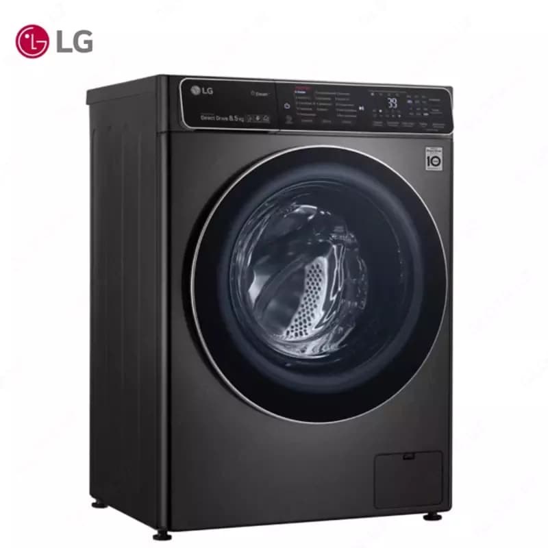 Стиральная машина автомат LG F2T9GW9P Steam+, TurboWash360 AI DD, 8.5кг, Серый — 2