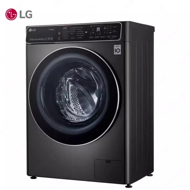 Стиральная машина автомат LG F2T9GW9P Steam+, TurboWash360 AI DD, 8.5кг, Серый — 3