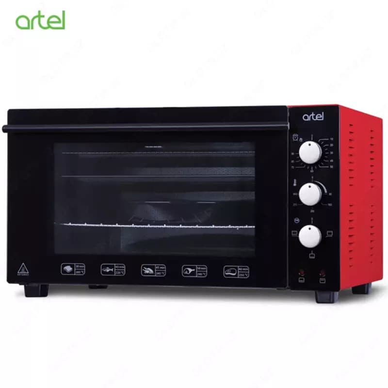 Мини печь Artel ART-MD-4812E Черный/Красный Эконом — 2