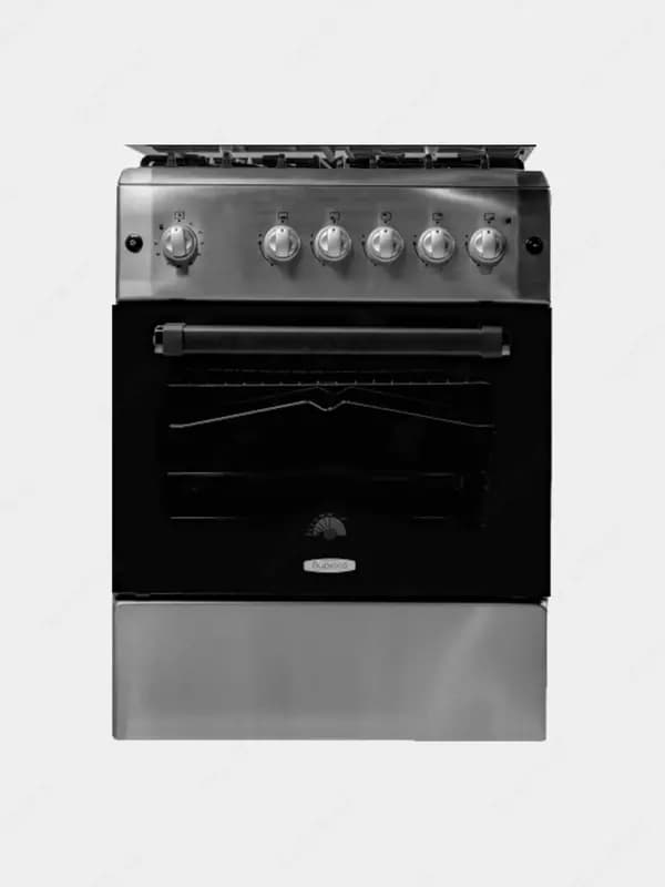 Комбинированная плита ”Бирюса U60GE57SS” (Нерж. сталь) 60 х 60 см — 1