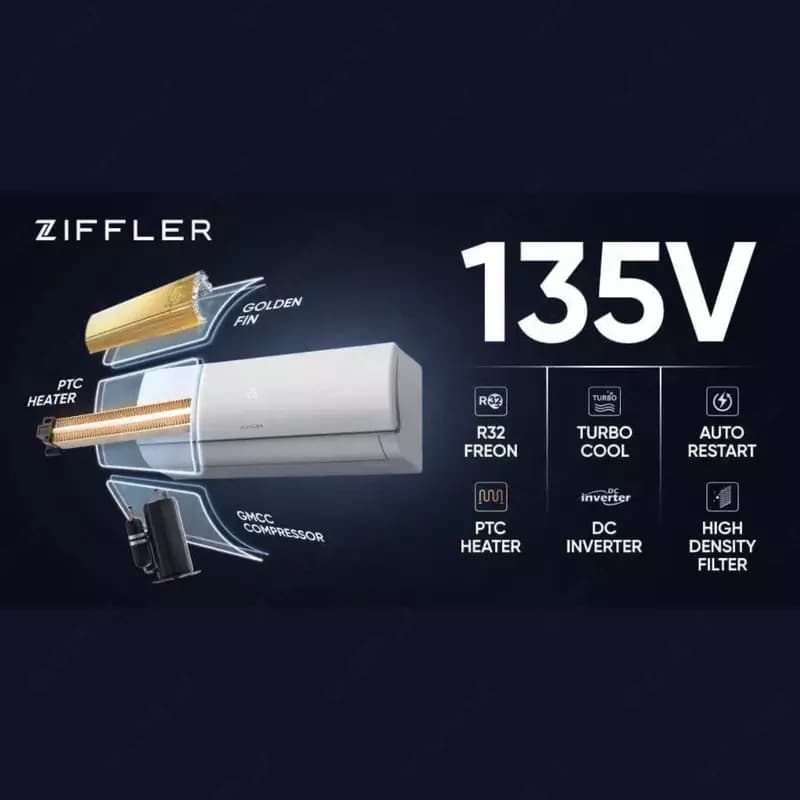 Кондиционер Ziffler Vigo 12 Инвертор — 1