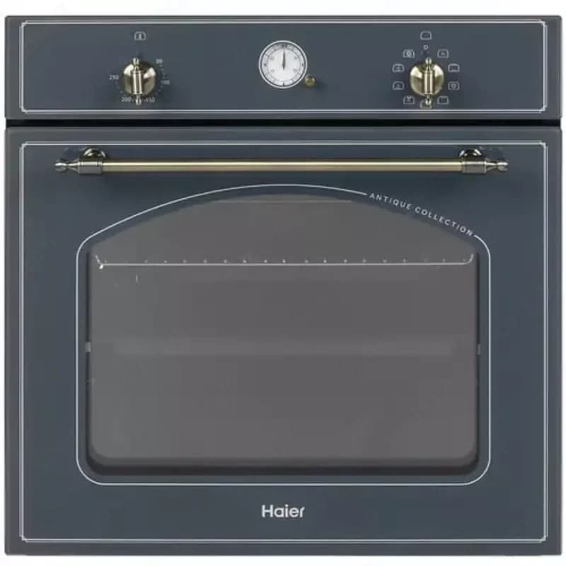 Духовой шкаф ”HAIER HOX-C09ATQBК” (Черное стекло) 76 литров — 1