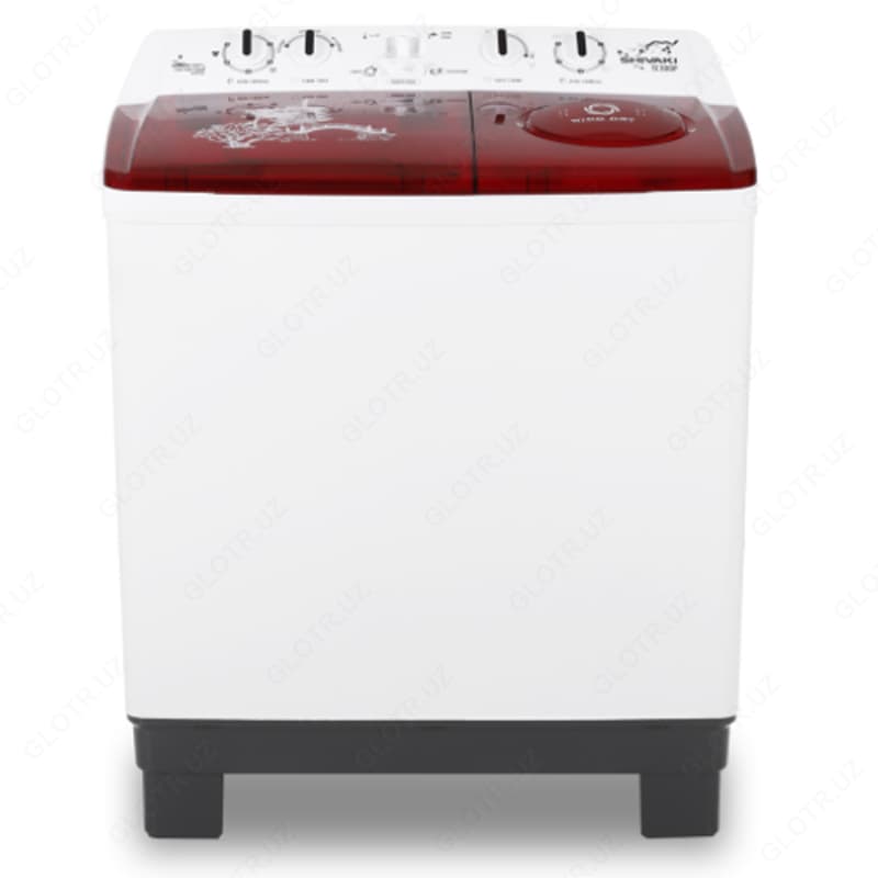 Полуавтоматическая стиральная машина Shivaki TC 100 P, 10кг Красный — 1