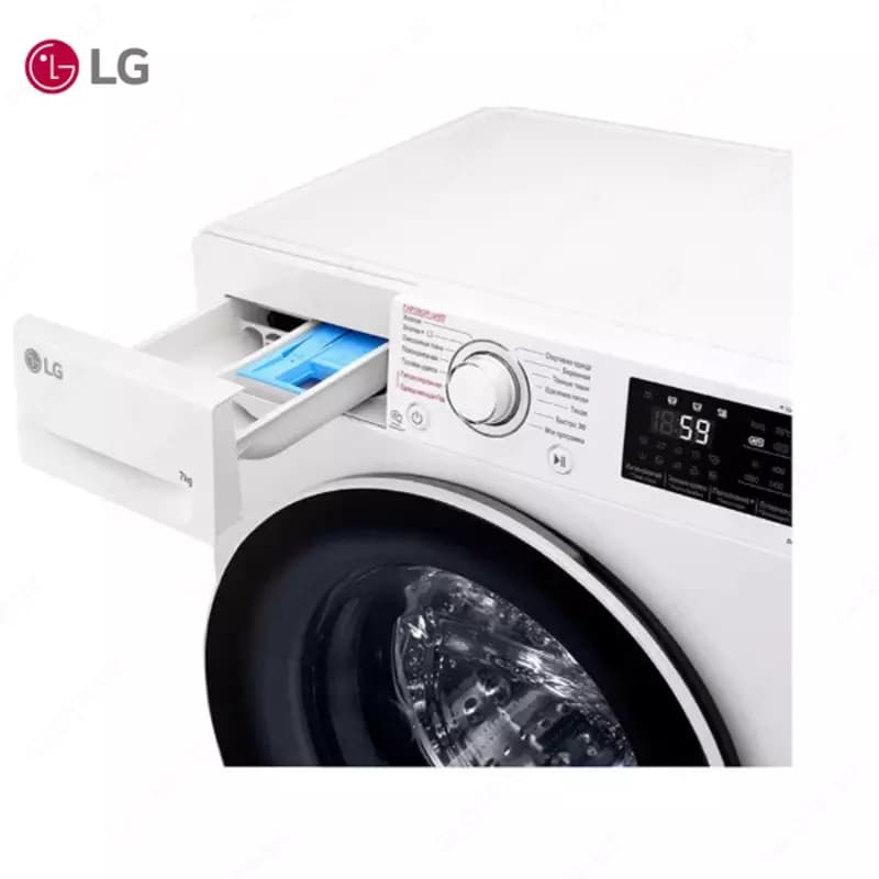 Стиральная машина автомат LG F2J6HSFW 7кг Steam Белый — 6