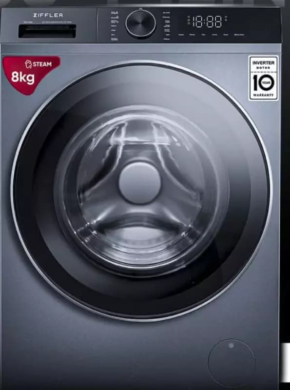 Стиральная машина автомат ”Ziffler T80-P12ING” (Темно/Серая) 8 кг — 2