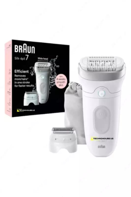 Эпилятор Braun Silk-épil 7 SE 7-041 для влажной и сухой эпиляции. — 2