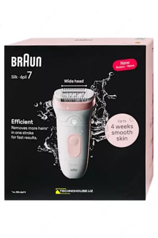 Эпилятор Braun Silk-épil 7 SE 7-041 для влажной и сухой эпиляции. — 4