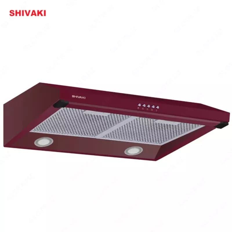 Кухонная вытяжка Shivaki 0960L Punto Бардовый — 2