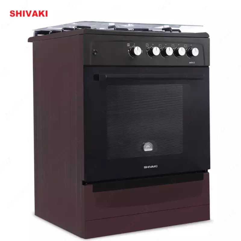 Газовая плита Shivaki 6401-G Коричневый — 3