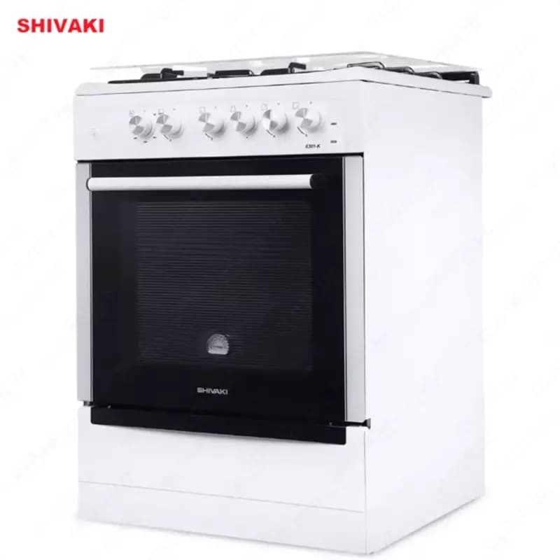 Комбинированная плита Shivaki 6301-K КП с Газ контроль Белый — 3