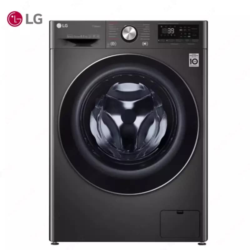 Стиральная машина автомат LG F2V9GW9P Steam+, TurboWash360 AI DD, 8.5кг, Серый — 1