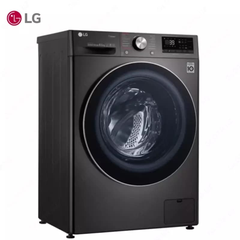 Стиральная машина автомат LG F2V9GW9P Steam+, TurboWash360 AI DD, 8.5кг, Серый — 2