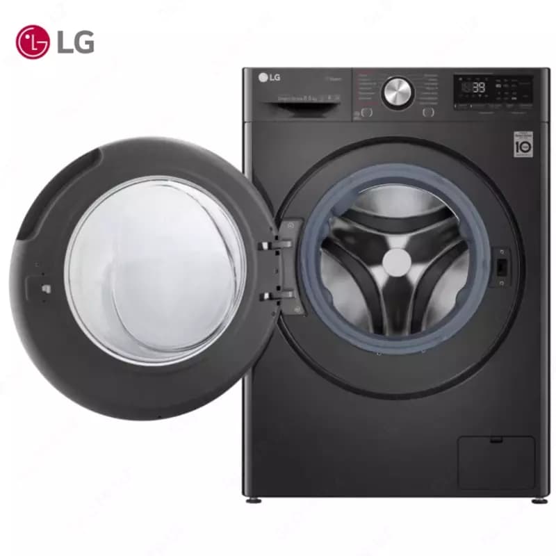 Стиральная машина автомат LG F2V9GW9P Steam+, TurboWash360 AI DD, 8.5кг, Серый — 4