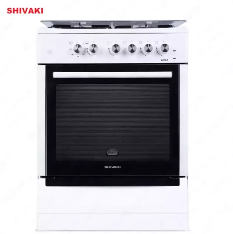 Комбинированная плита Shivaki 6301-K КП с Газ контроль Серый — 1