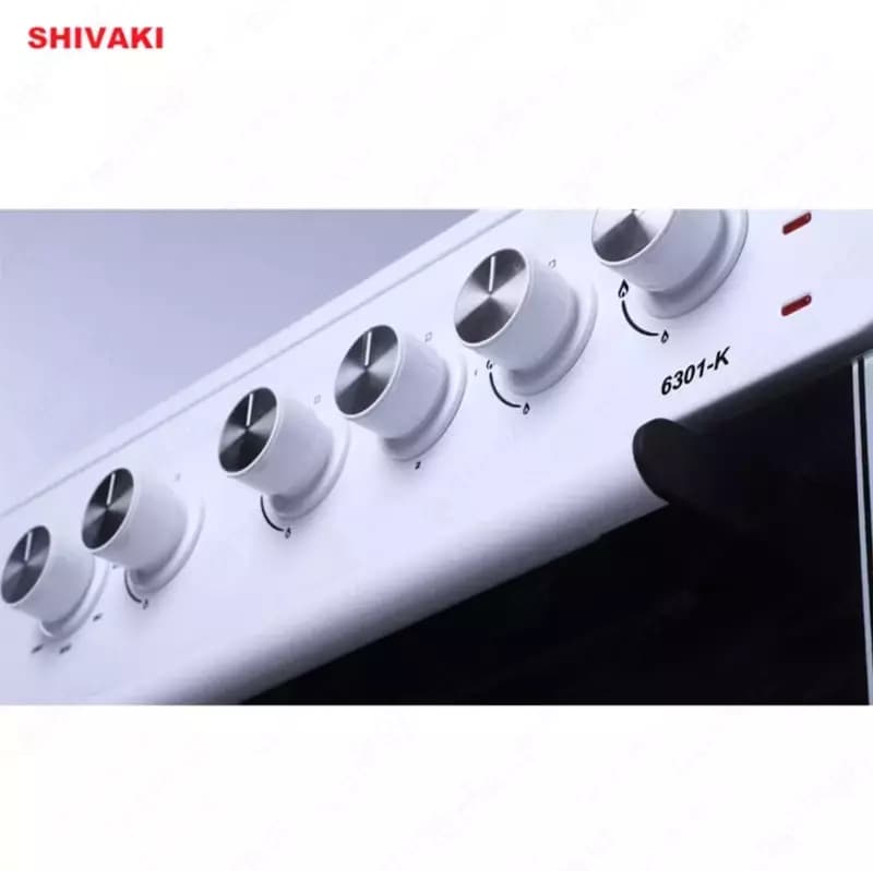 Комбинированная плита Shivaki 6301-K КП с Газ контроль Серый — 5