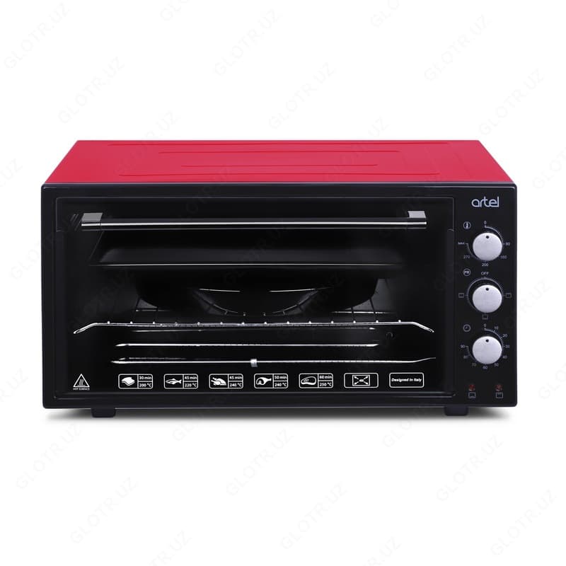 Мини-духовка Artel MD - 4212 LUX, черн/черн/красный — 2