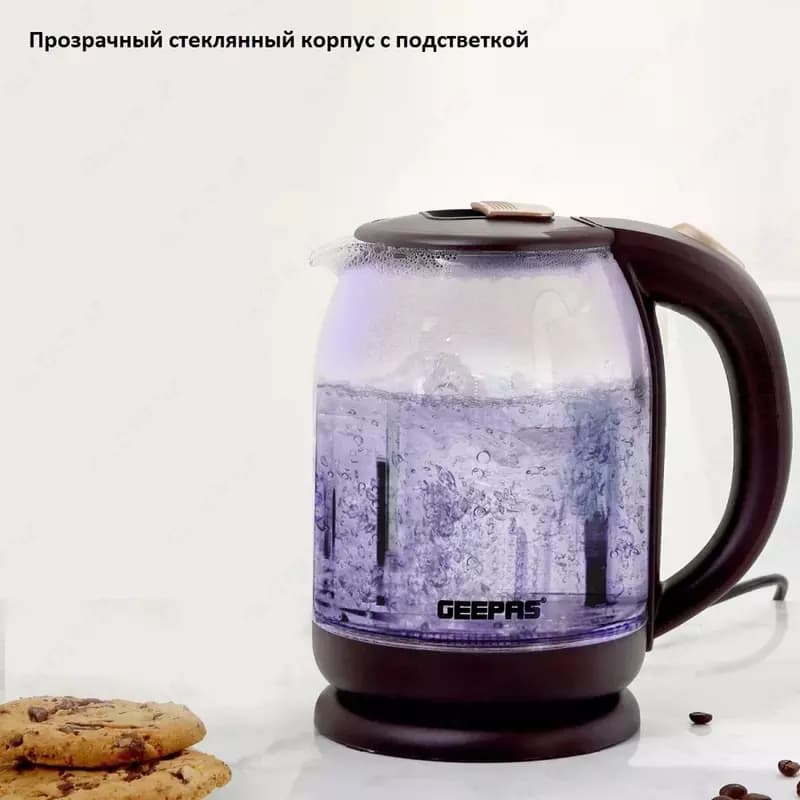 Чайник электрический GEEPAS GK9901 стеклянный — 2