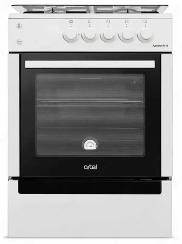 Газовая плита Artel Apetito 01-G (Коричневая / белая) — 1