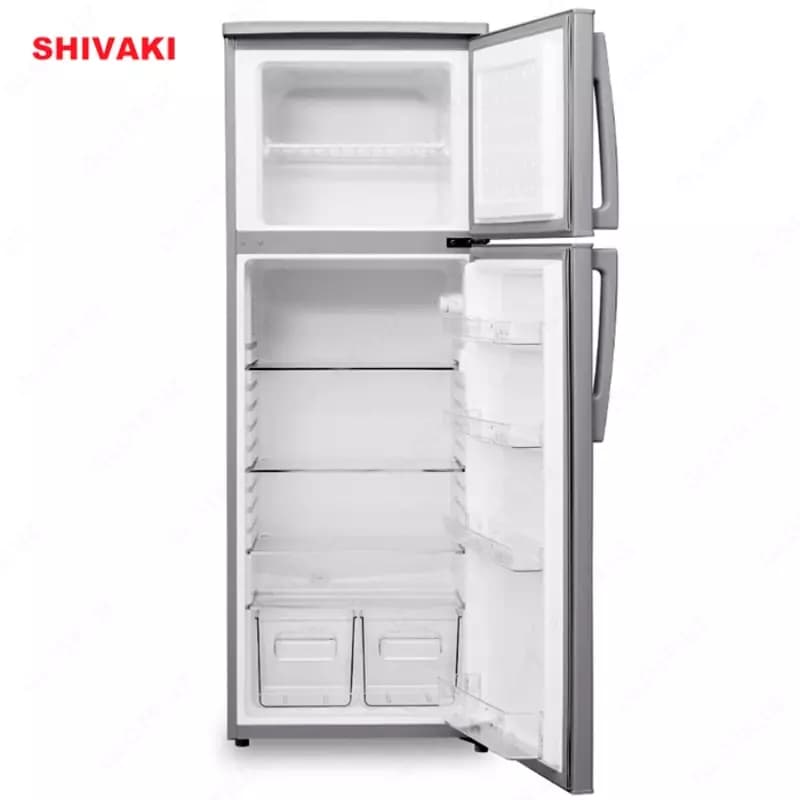 Двухкамерный холодильник Shivaki HD 341 FN Серый — 4