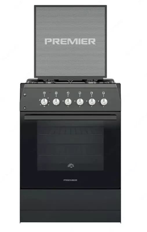 Комбинированная плита ”PRЕMIER Eco PRM-WG60-E40BL” (Черная) 60 х 85 х 60 см — 1