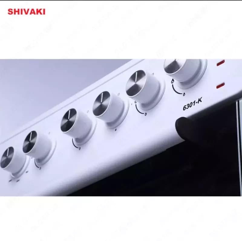 Комбинированная плита Shivaki 6301-K КП с Газ контроль Коричневый — 5