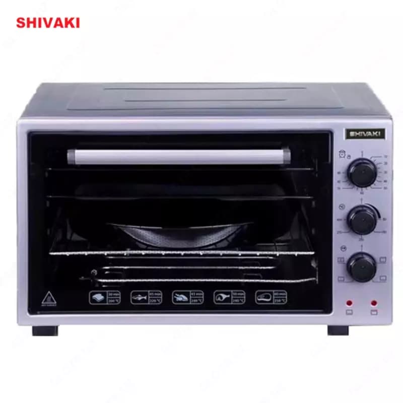 Мини печь Shivaki MD 3618L Серый/Черный Люкс — 2
