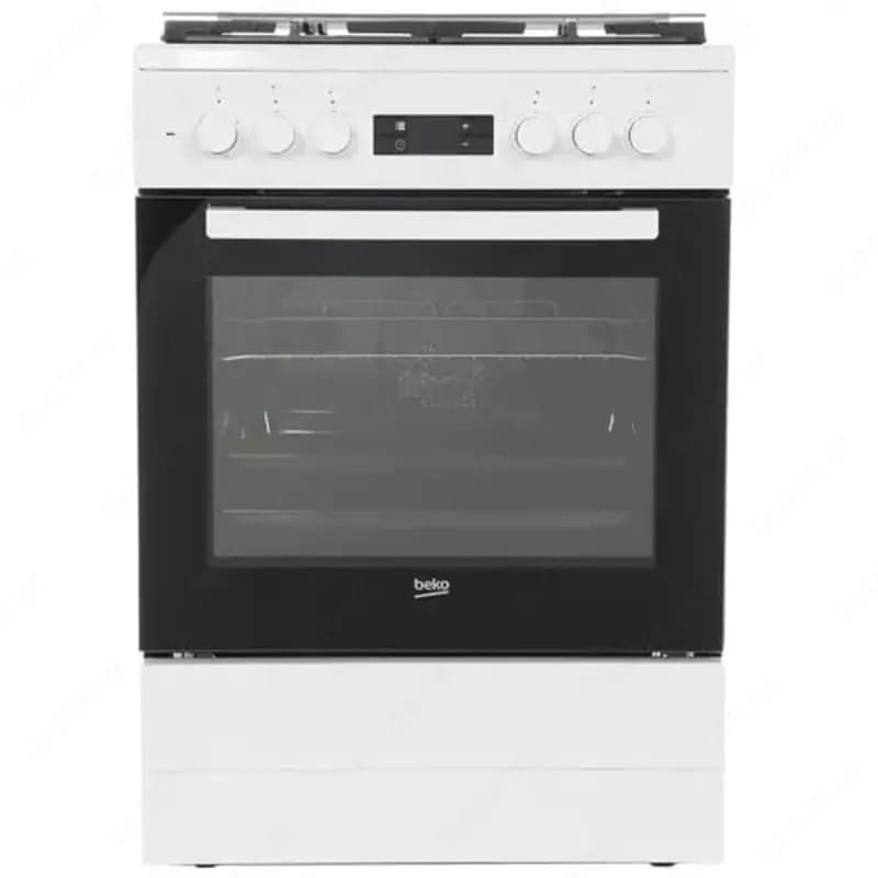 Газовая плита ”Beko FSE62330GWD” (Белая) 60 х 85 см — 1