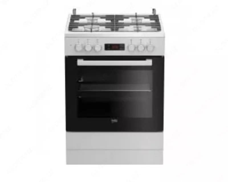 Газовая плита ”Beko FSE62330GWD” (Белая) 60 х 85 см — 2