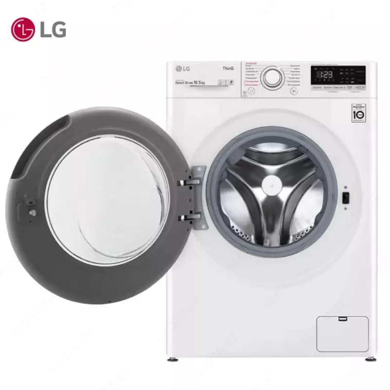 Стиральная машина автомат LG TW4V5RS0W 10.5 кг, Steam+, TurboWash59, AI DD, ThinQ, Белый — 2