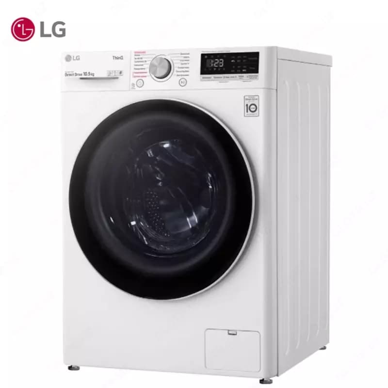 Стиральная машина автомат LG TW4V5RS0W 10.5 кг, Steam+, TurboWash59, AI DD, ThinQ, Белый — 3