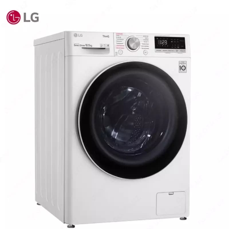 Стиральная машина автомат LG TW4V5RS0W 10.5 кг, Steam+, TurboWash59, AI DD, ThinQ, Белый — 4