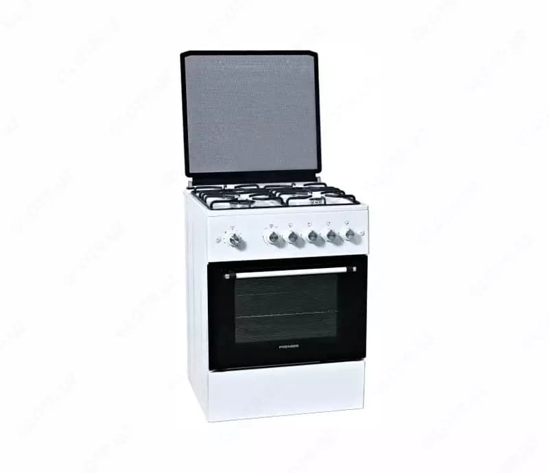 Газовая плита ”PRЕMIER Eco BT60F-40VW” (Белая) 60 х 85 х 60 см — 2