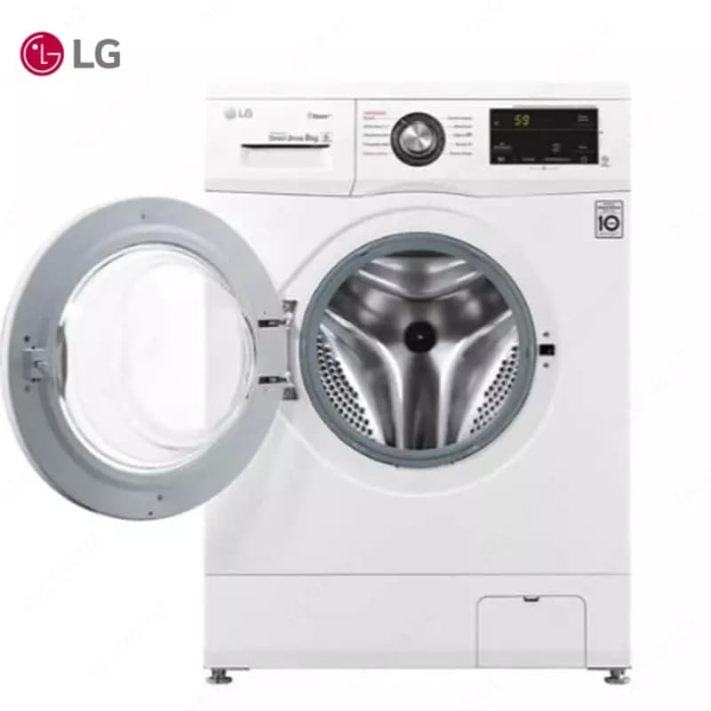 Стиральная машина автомат LG F4J3TS2W 8кг SpaSteam Белый — 3
