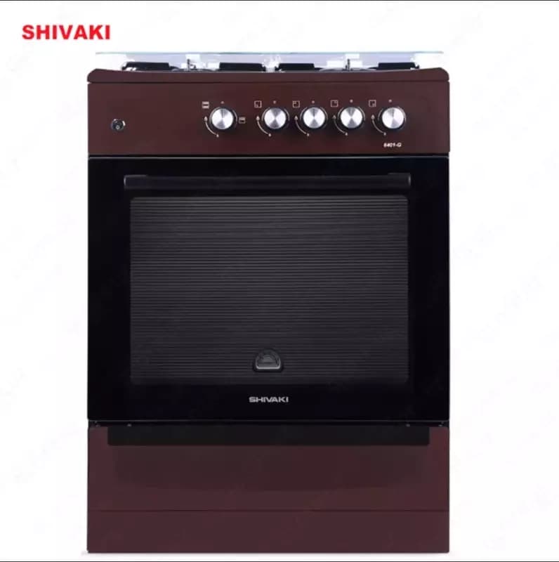 Газовая плита Shivaki 6401-G ГП с Газ контроль Коричневый — 1