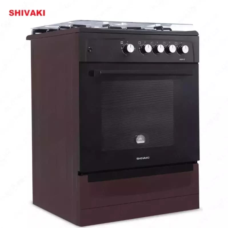 Газовая плита Shivaki 6401-G ГП с Газ контроль Коричневый — 3