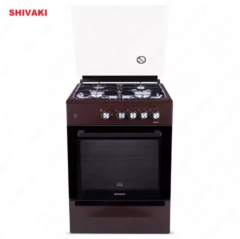 Газовая плита Shivaki 6401-G ГП с Газ контроль Коричневый — 4