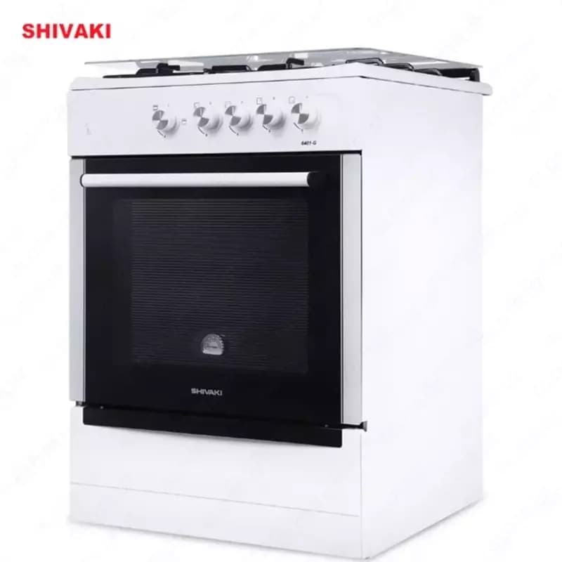Газовая плита Shivaki 6401-G ГП с Газ контроль Белый — 3