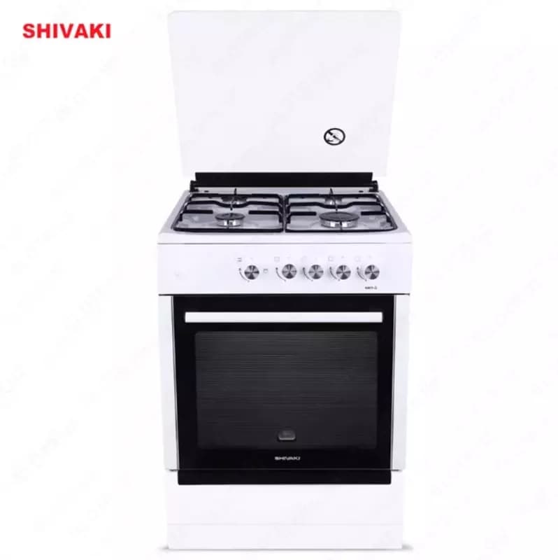 Газовая плита Shivaki 6401-G ГП с Газ контроль Белый — 4