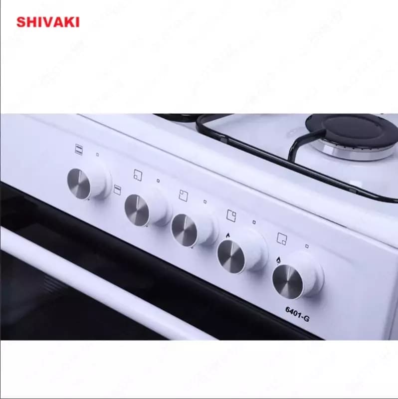 Газовая плита Shivaki 6401-G ГП с Газ контроль Белый — 6