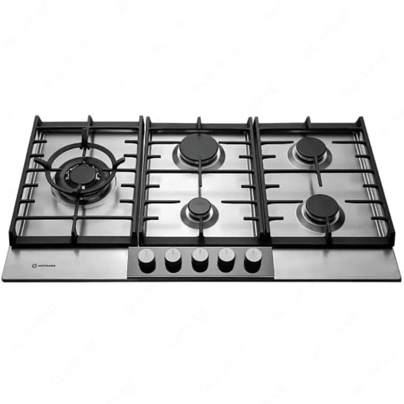 Газовая варочная панель ”Hofmann MIRROR CTM951MGIX/HF” (Серебристая) — 2