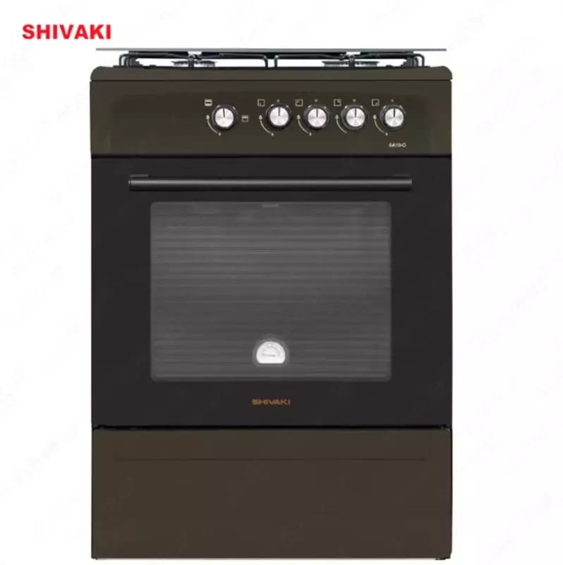 Газовая плита Shivaki 6400-G ГП с Газ контроль Коричневый — 1