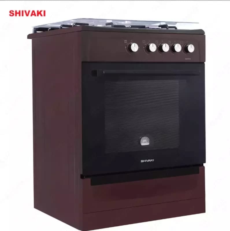 Газовая плита Shivaki 6400-G ГП с Газ контроль Коричневый — 2