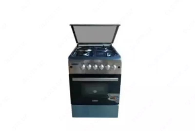 Комбинированная плита ”Бирюса U60GE13SS” (Стальная) 57 х 57 см — 2