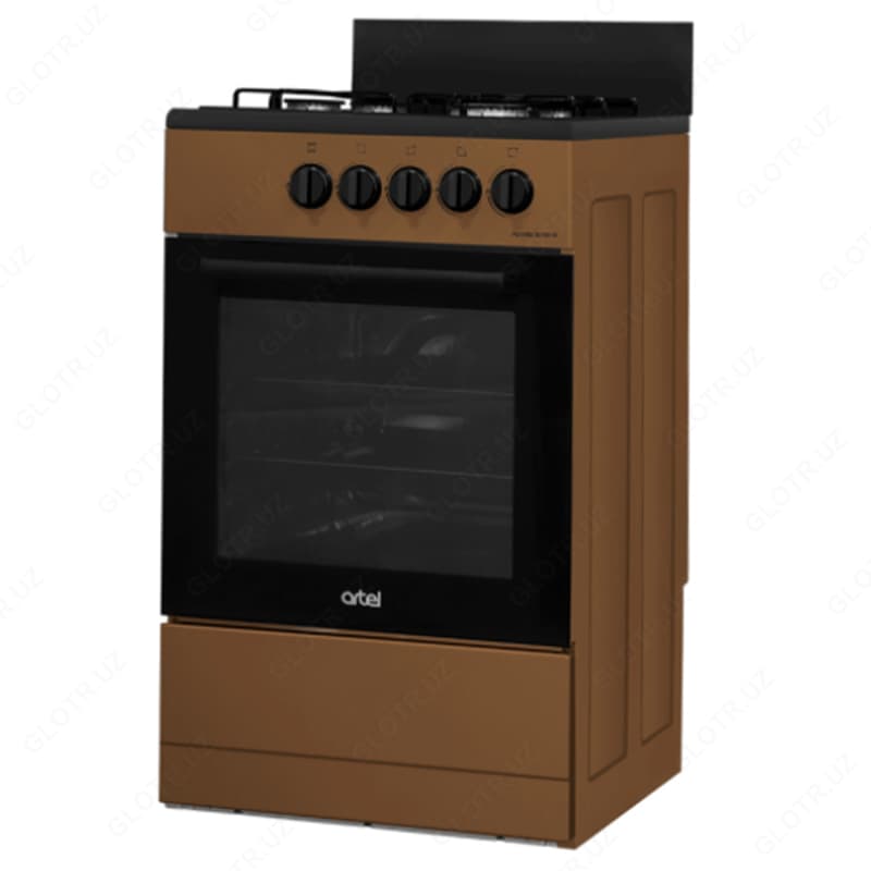 Газовая плита Artel Apetito 50 00-G ГП с ГК Коричневый — 3