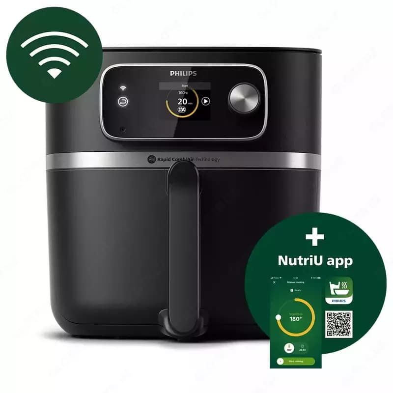Мульти печь аэрогриль 8.3 л Philips HD9880 — 2
