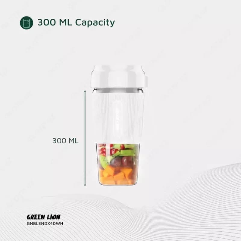 Портативный блендер для смузи fresh juice Green lion. — 3