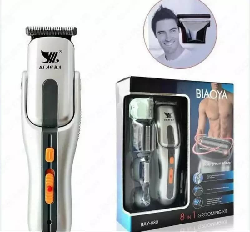 Машинка для стрижки BIAOYA BAY-680 8-in-1 — 1
